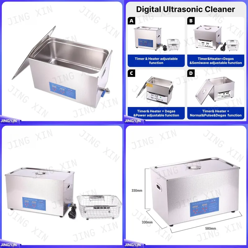 Industrial Ultrasonic Cleaner 30L Heater - 30L工業用超音波洗浄機、デジタルタイマー、ヒーター、ラボ機器、ステンレス製タンク部品洗浄機