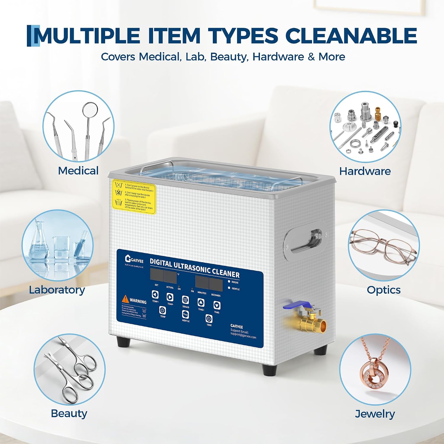 Tacleekii 6L 10L 15L 22L 30L 業 - Ultrasonic Cleaning Machine 10L Digital のレビューと価格