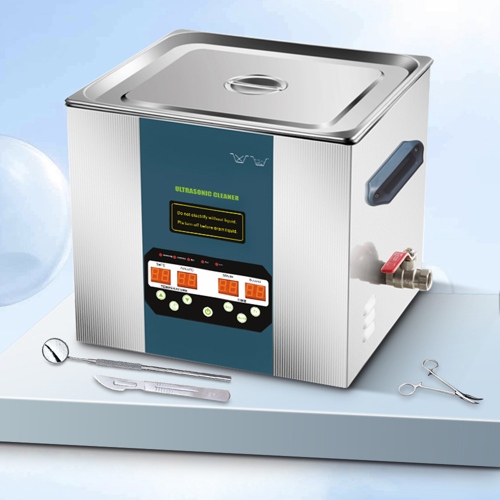 11Lデジタル超音波洗浄機、可変周波数、240W、排水バルブ - Ultrasonic Cleaner With Drain Valve Valve のレビューと価格