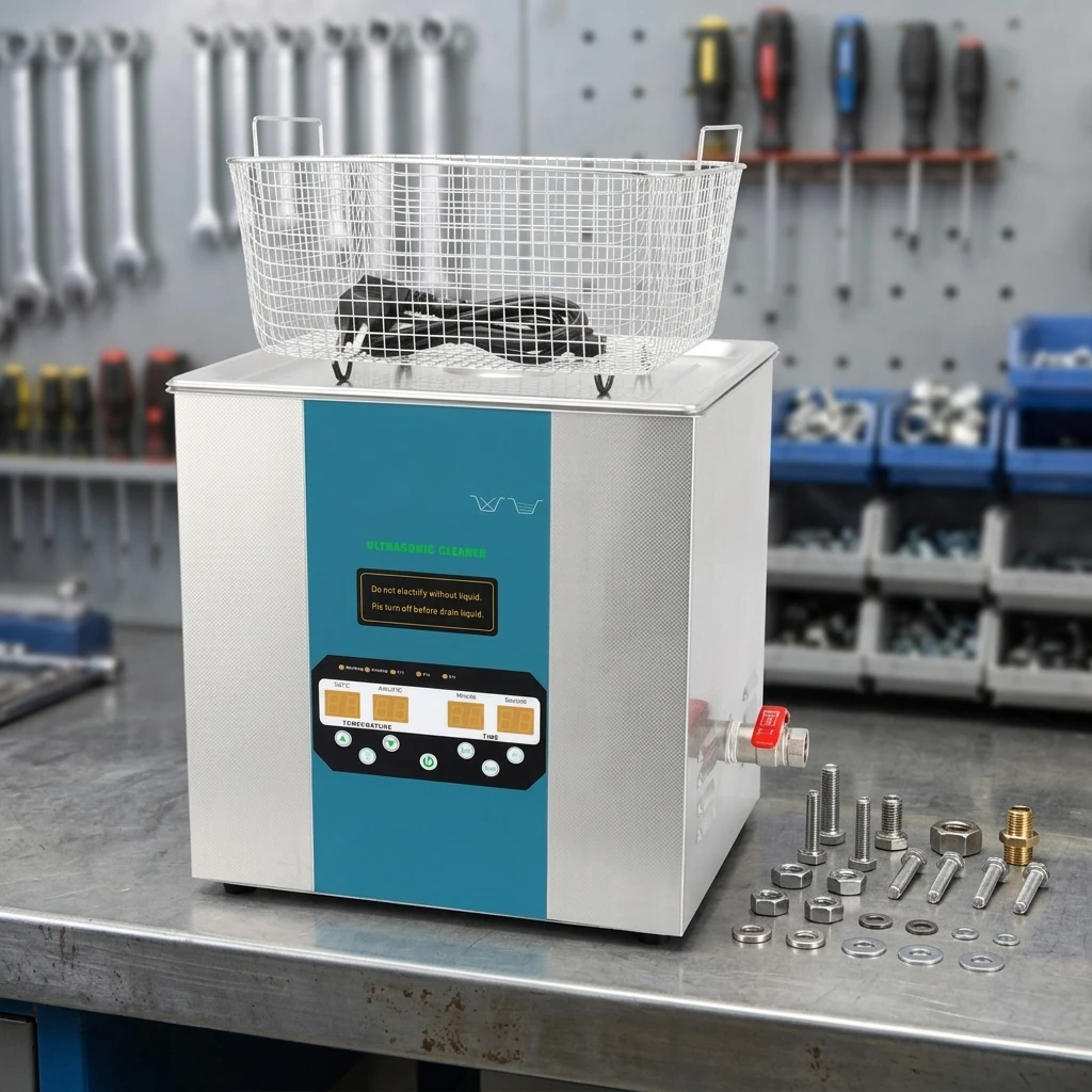 &11Lデジタル超音波洗浄機、可変周波数、240W、排水弁付 - Ultrasonic Cleaner With Drain Valve Valve のレビューと価格